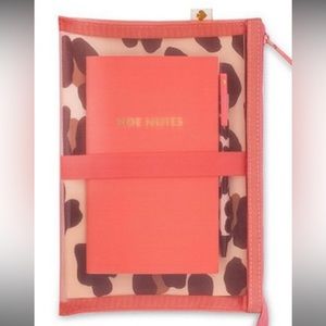 NWT kate spade spring plaid jotter pouch